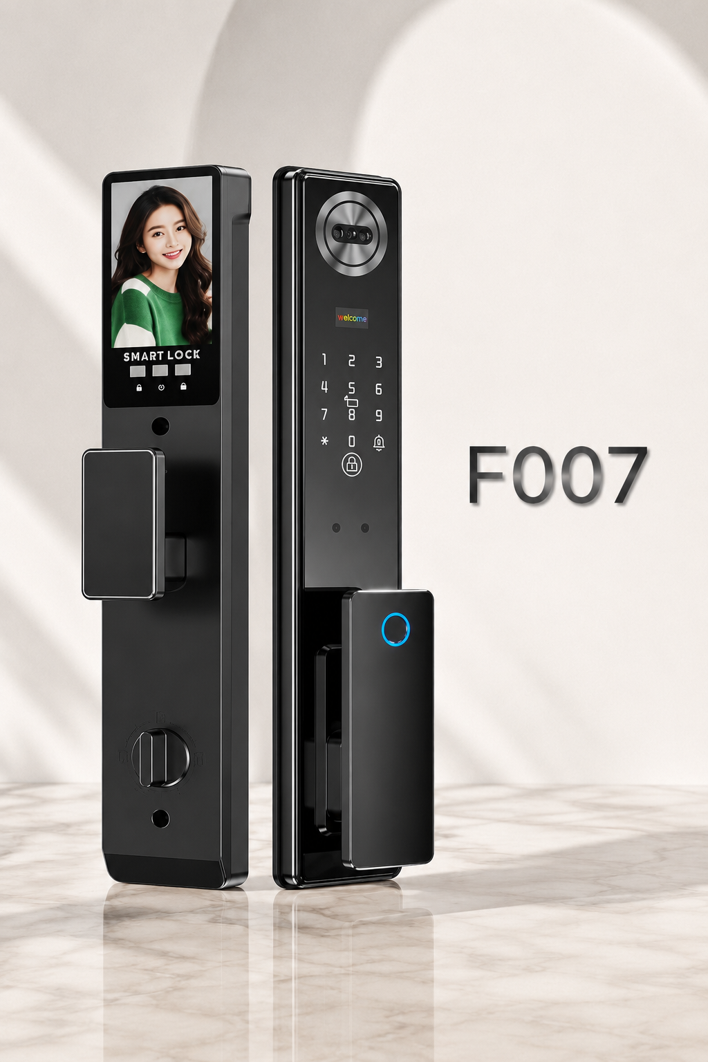 Cerradura Inteligente F007 – Reconocimiento Facial y Cámara Integrada