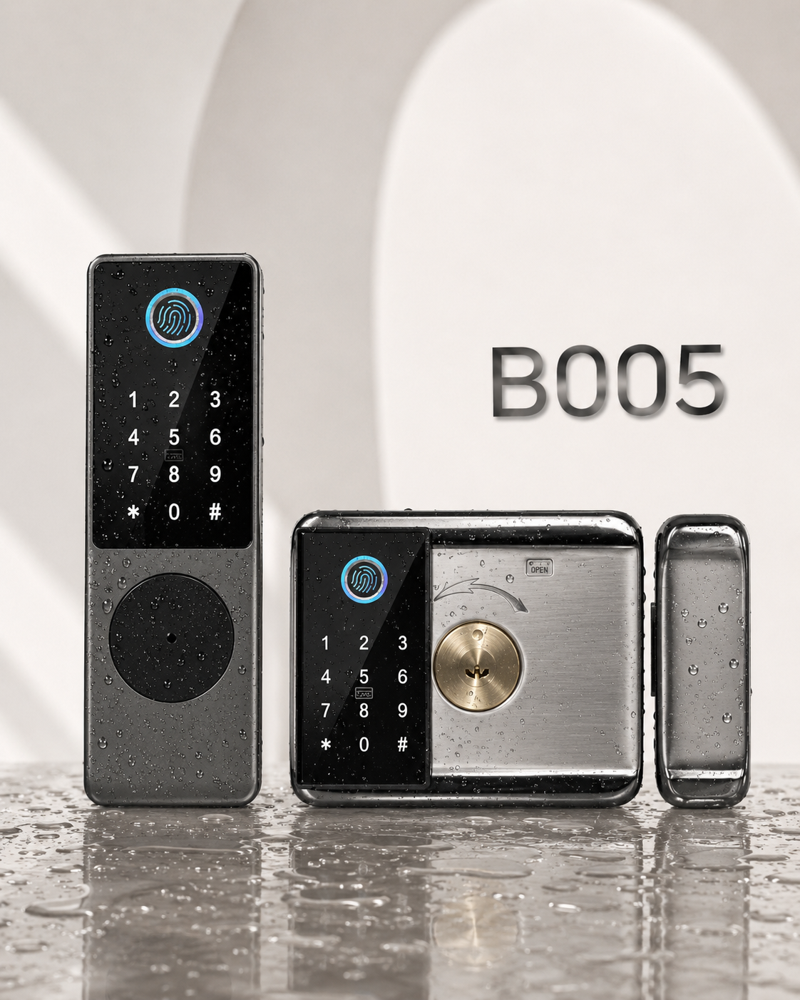 Cerradura Inteligente B005 – Exterior para Rejas